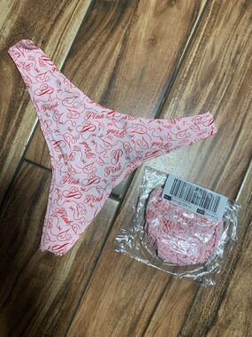 2 Victoria's Secret Pink Thongs | Sz M - new with tags
